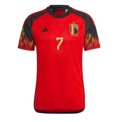 Belgium Kevin De Bruyne #7 Replica Home Stadium Shirt World Cup 2022 Short Sleeve